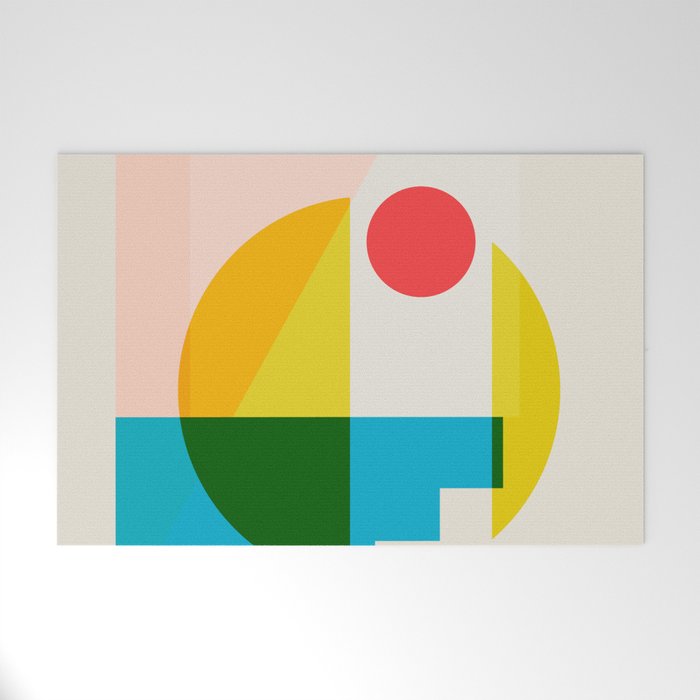 geometric abstract 8 Welcome Mat Gallery Image 1