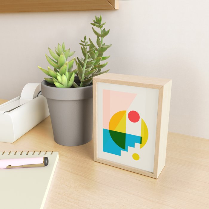 geometric abstract 8 Mini Art Print Gallery Image 2