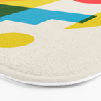 geometric abstract 8 Bath Mat Gallery Image 3