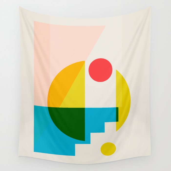 geometric abstract 8 Wall Tapestry Gallery Image 4