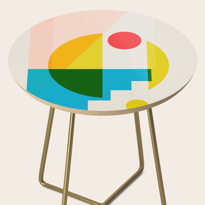 geometric abstract 8 Side Table Gallery Image 2