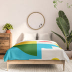 geometric abstract 8 Comforter Gallery Image 3