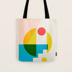 geometric abstract 8 Tote Bag Gallery Image 1