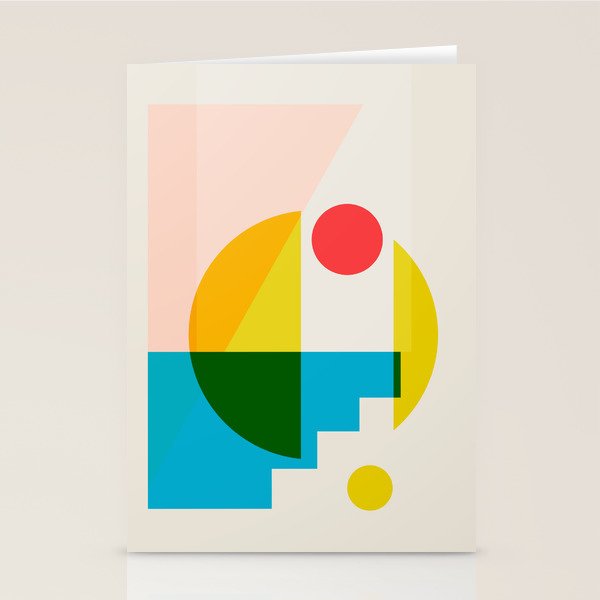 geometric abstract 8 Stationery Card Gallery Image 2