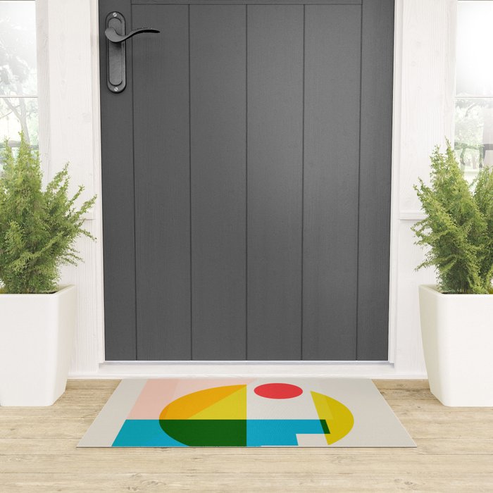 geometric abstract 8 Welcome Mat Gallery Image 3