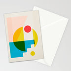 geometric abstract 8 Stationery Card Gallery Image 2