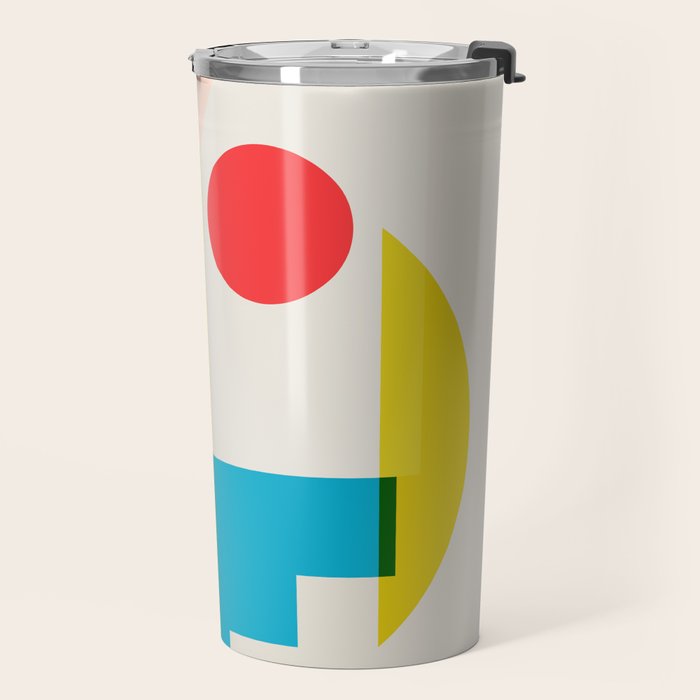 geometric abstract 8 Travel Mug Gallery Image 2