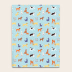 Funny dog animal cartoon art pattern Notebook Gallery Image 4