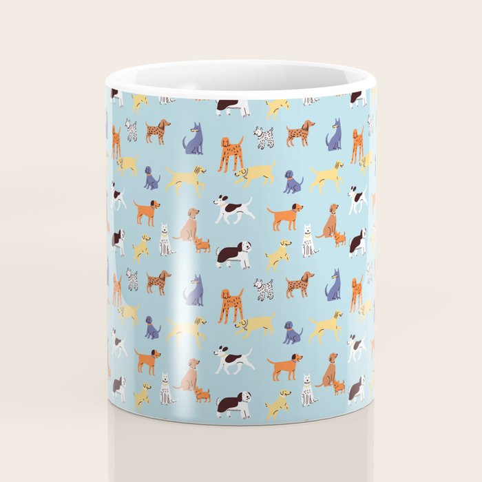 Funny dog animal cartoon art pattern Coffee Mug Gallery Image 4
