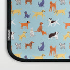Funny dog animal cartoon art pattern Laptop Sleeve Gallery Image 3