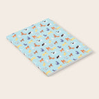Funny dog animal cartoon art pattern Notebook Gallery Image 2