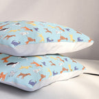 Funny dog animal cartoon art pattern Pillow Sham Gallery Image 3