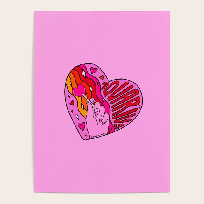 Aquarius Valentine Poster Gallery Image 1
