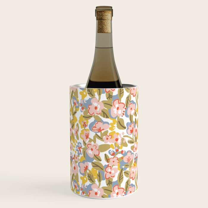 Colorful flower pattern Wine Chiller Gallery Image 1