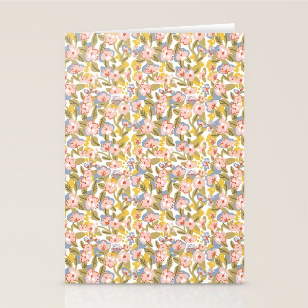 Colorful flower pattern Stationery Card Gallery Image 1