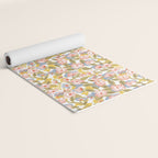 Colorful flower pattern Yoga Mat Gallery Image 2