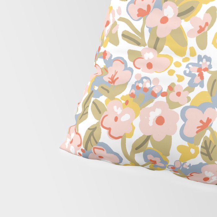 Colorful flower pattern Pillow Sham Gallery Image 4