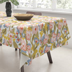 Colorful flower pattern Tablecloth Gallery Image 3