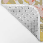 Colorful flower pattern Bath Mat Gallery Image 2