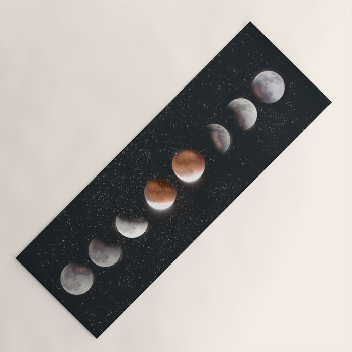 Phases of the Moon II Yoga Mat Gallery Image 1