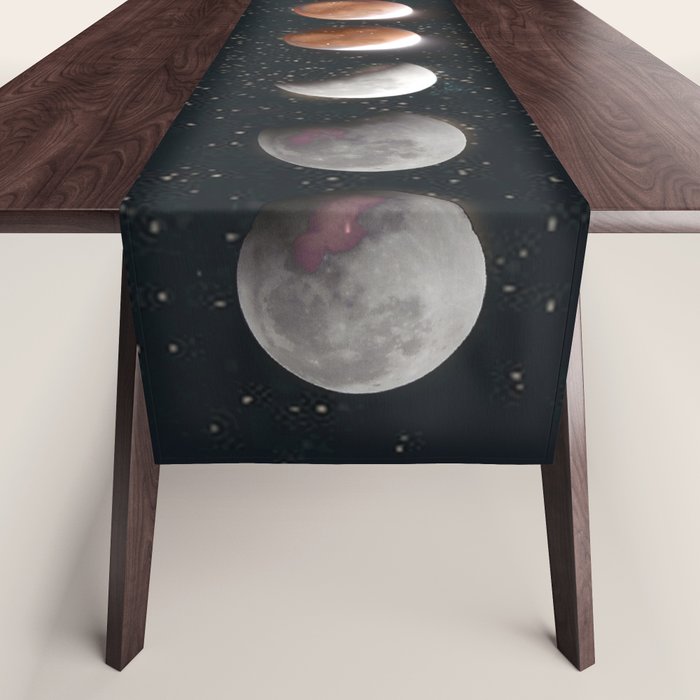 Phases of the Moon II Table Runner Gallery Image 1