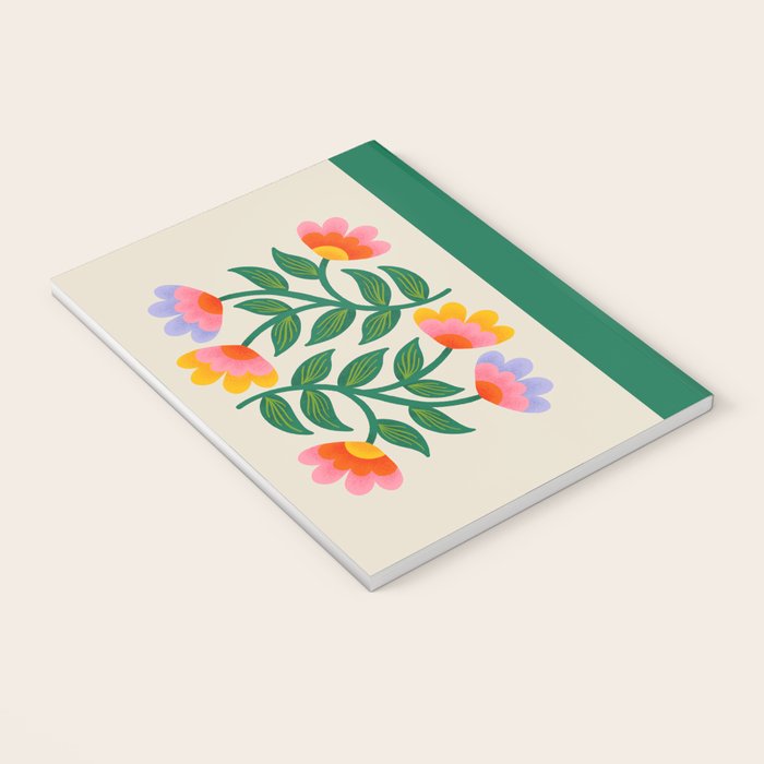 Symmetrical Flowers 1 Notebook Gallery Image 3