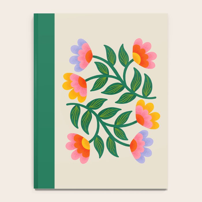 Symmetrical Flowers 1 Notebook Gallery Image 4