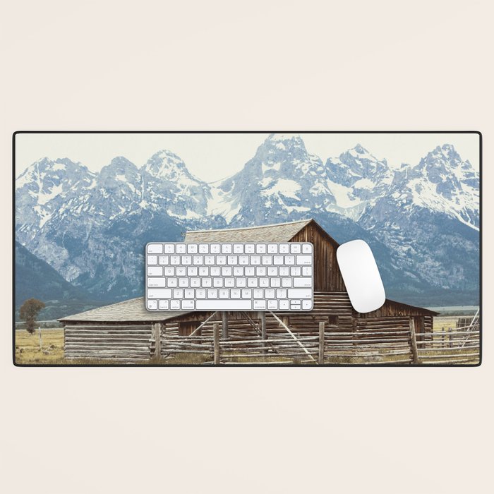 A Rocky Mountain Adventure - The Grand Tetons Desk Mat Gallery Image 1