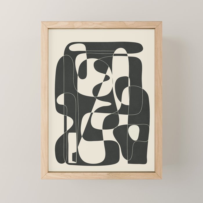 Shifting Boundaries 1 Mini Art Print Gallery Image 1