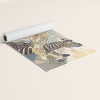 Metallic Zebras Yoga Mat Gallery Image 2