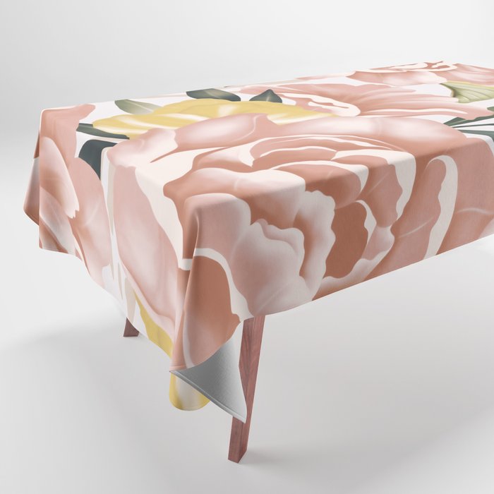Big pink bouquet flowers S Tablecloth Gallery Image 1