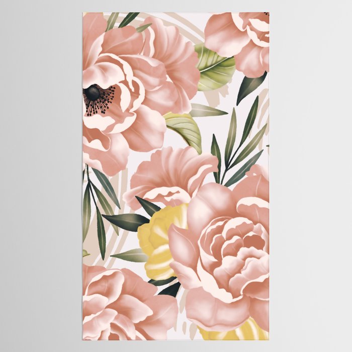 Big pink bouquet flowers S Tablecloth Gallery Image 2