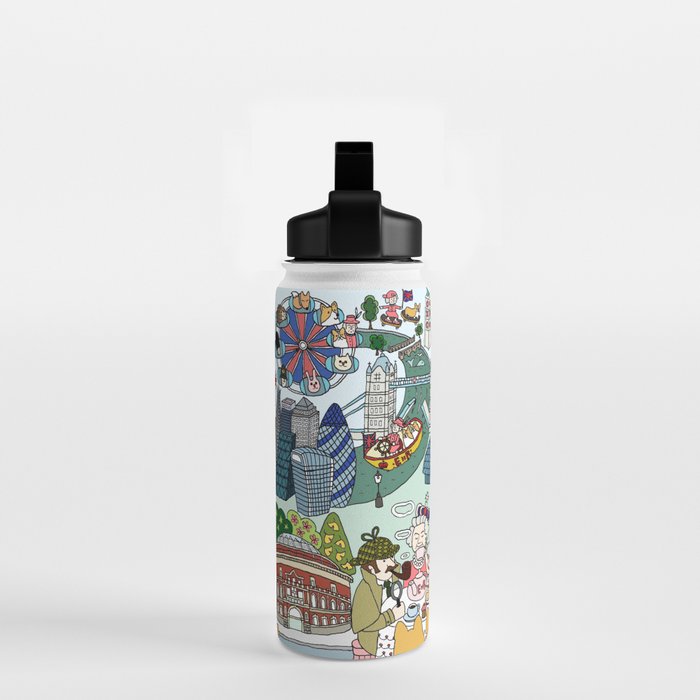 The Queen's London Day Out Water Bottle Gallery Image 2