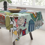 The Queen's London Day Out Tablecloth Gallery Image 3