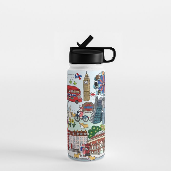The Queen's London Day Out Water Bottle Gallery Image 1