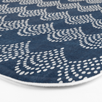 Wabi Sabi Arches in Blue Bath Mat Gallery Image 3