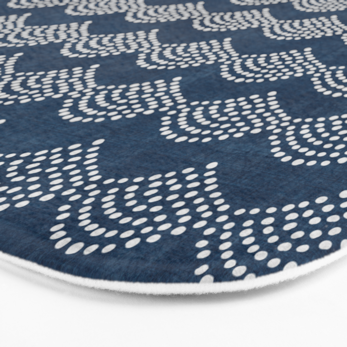 Wabi Sabi Arches in Blue Bath Mat Gallery Image 3