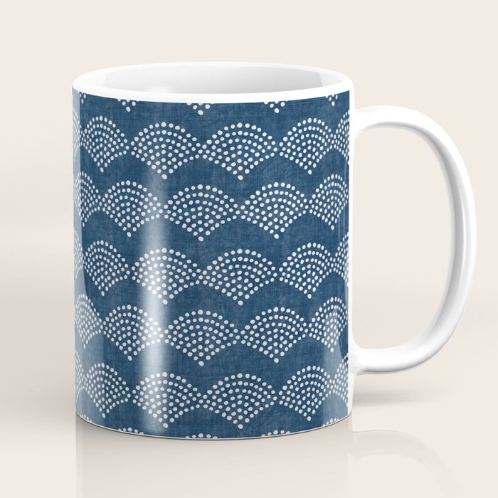 Wabi Sabi Arches in Blue Coffee Mug Gallery Image 1