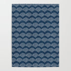 Wabi Sabi Arches in Blue Poster Gallery Image 4