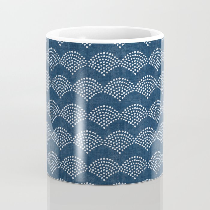 Wabi Sabi Arches in Blue Coffee Mug Gallery Image 4