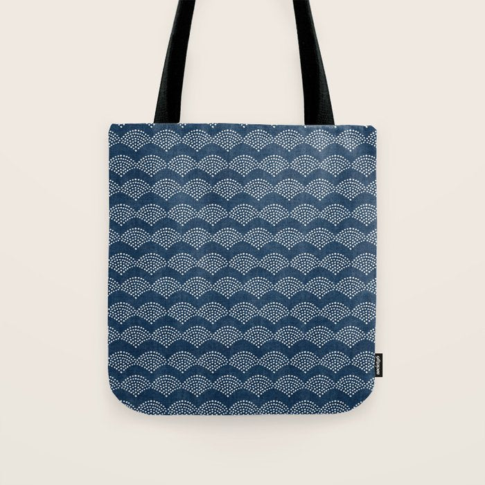 Wabi Sabi Arches in Blue Tote Bag Gallery Image 1