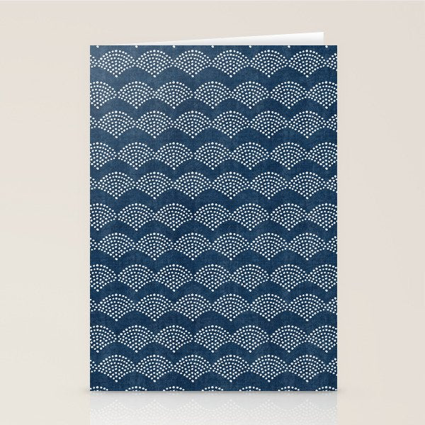 Wabi Sabi Arches in Blue Stationery Card Gallery Image 2