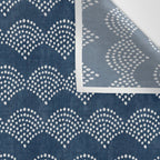 Wabi Sabi Arches in Blue Wall Tapestry Gallery Image 3