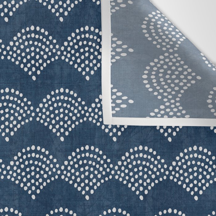 Wabi Sabi Arches in Blue Wall Tapestry Gallery Image 3