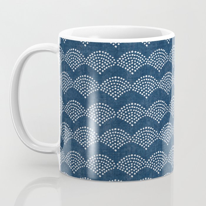 Wabi Sabi Arches in Blue Coffee Mug Gallery Image 3
