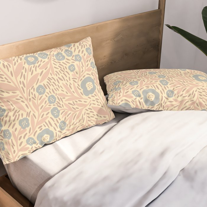 Botanical Garden - Neutral  tone Pillow Sham Gallery Image 2