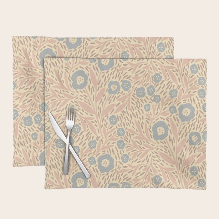 Botanical Garden - Neutral  tone Placemat Gallery Image 1