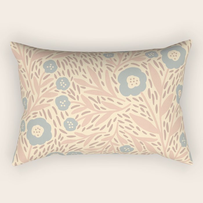Botanical Garden - Neutral  tone Rectangular Pillow Gallery Image 2