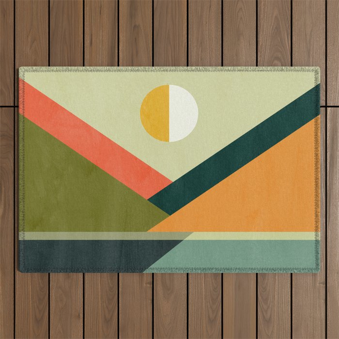 Hidden shore Outdoor Rug Gallery Image 1