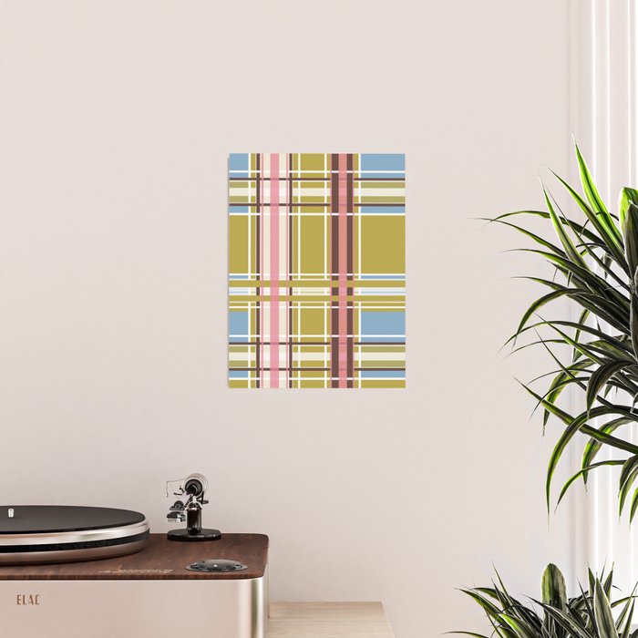 Subtle Plaid Warmth Poster Gallery Image 2